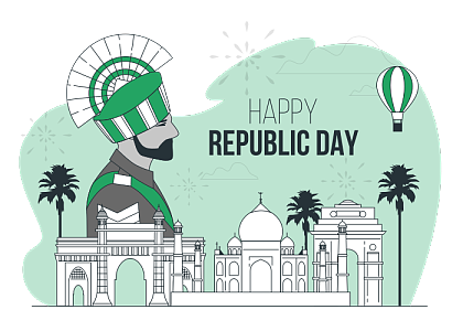 印度共和国日是庆祝印度宪法的诞生