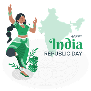 印度共和国日印度举国欢庆